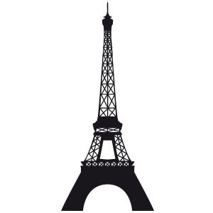 Der Eiffelturm Wandtattoo