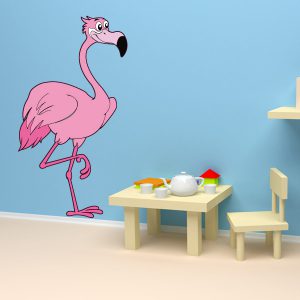 Flamingo Digital Wandtattoo