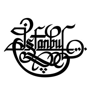 Istanbul kalligraphie Wandtattoo