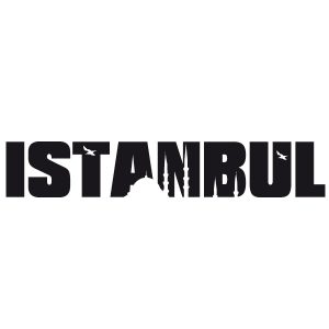 Istanbul Skyline 5 Wandtattoo