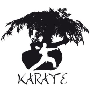 Karate 1 Wandtattoo