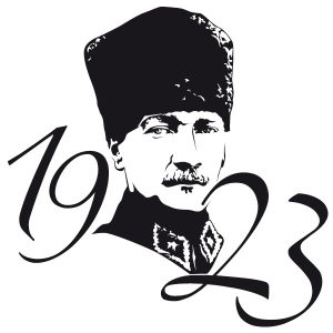 Atatürk 1923 Wandtattoo