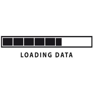 Loading Data Wandtattoo