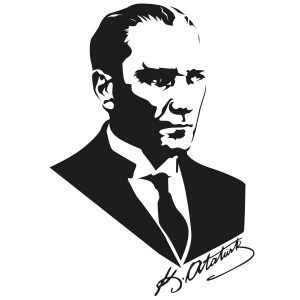 Atatürk 4 Wandtattoo