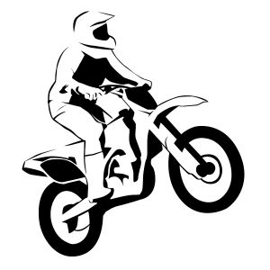 Motocross Wandtattoo