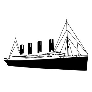 Titanic Wandtattoo