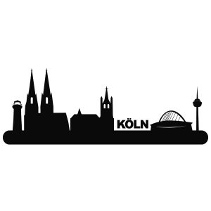 Skyline Köln Wandtattoo