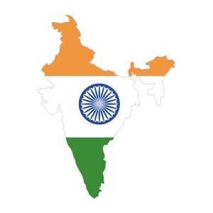 Wadeco Wandtattoo Indien Flagge Ansicht