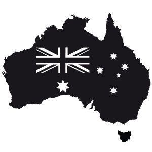 Australien Flagge Wandtattoo