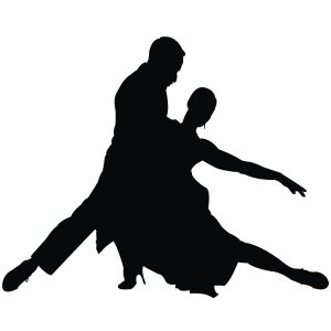 Tango Tanz Wandtattoo