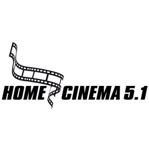 Home Cinema 5-1 Wandtattoo