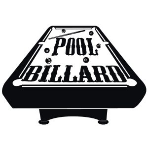 Pool Billard Wandtattoo