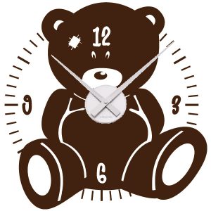 Teddy Uhr Wandtattoo
