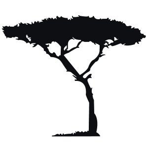 Serengetibaum Wandtattoo