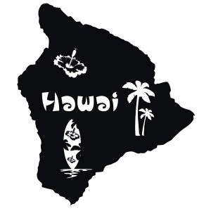 Hawai Wandtattoo