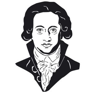 Goethe Büste Wandtattoo
