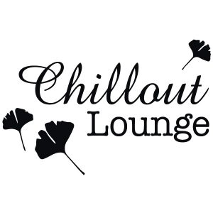 Chillout Lounge Wandtattoo