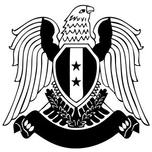 Syrien Wappen Wandtattoo