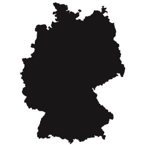 Landkarte Deutschland Wadeco Wandtattoo