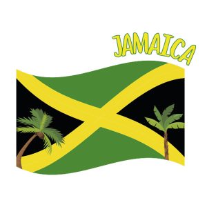Wadeco Wandtattoo Jamaica Flagge Ansicht