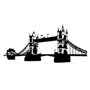 Tower Bridge London Wandtattoo