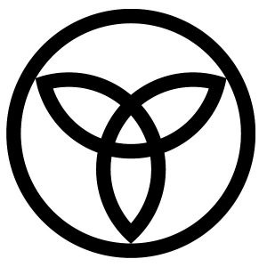 Triskele keltisches Symbol Wandtattoo