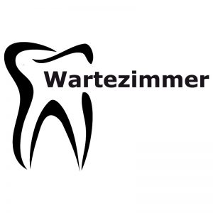 Wartezimmer Zahn Zahnarzt Wandtattoo