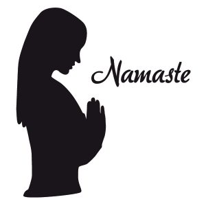 Namaste Wandtattoo