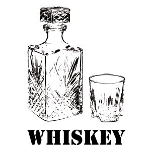 Whiskey Serif Wadeco Wandtattoo