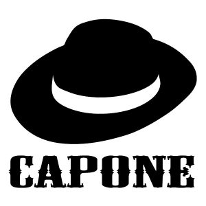 Capone Hut Wadeco Wandtattoo