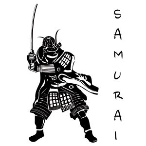 Samurai Bushido Wadeco Wandtattoo