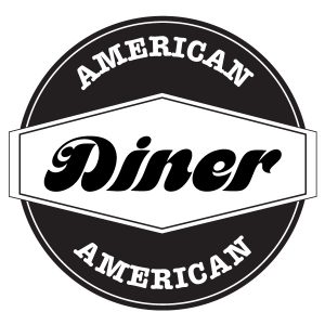 American Diner Wadeco Wandtattoo
