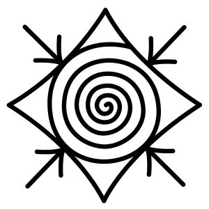 Marima Symbol Bewusstsein Wadeco Wandtattoo