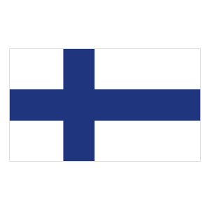 Wadeco Wandtattoo Finnland Flagge Ansicht
