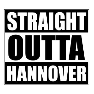 Straight outta Hannover Wadeco Wandtattoo