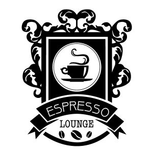Kaffee Lounge Espresso Wadeco Wandtattoo