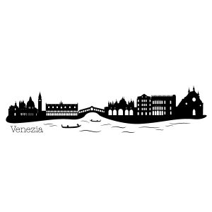 Skyline Venedig Wadeco Wandtattoo