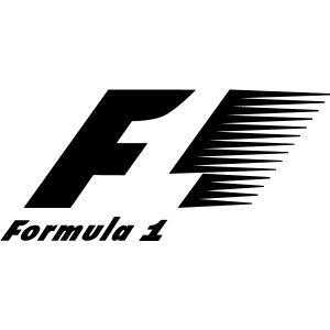 Formula 1 Logo Wadeco Wandtattoo