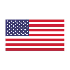 Amerikanische Flagge- Stars and Stripes Wadeco Wandtattoo