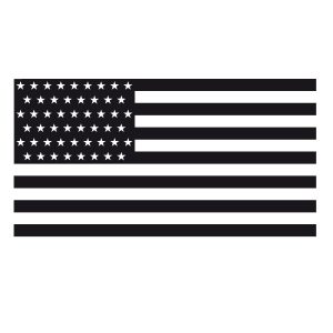 Amerikanische Flagge- Stars and Stripes Wadeco Wandtattoo