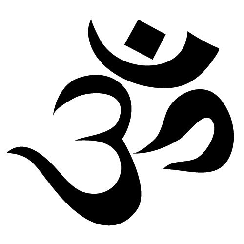 Hinduismus Religion Symbol Om Zeichen Wandtattoo