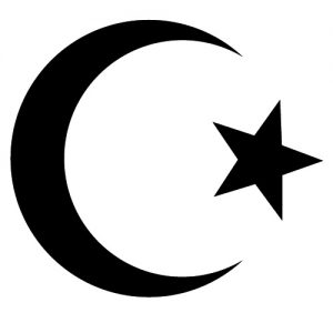 Islam Religion Symbol Hilai Stern Wadeco Wandtattoo