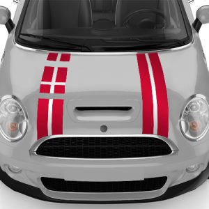 Zierstreifen Dänemark Autoaufkleber Länderflagge