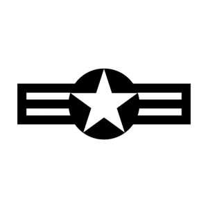 US Army Stern Banderole Wadeco Wandtattoo